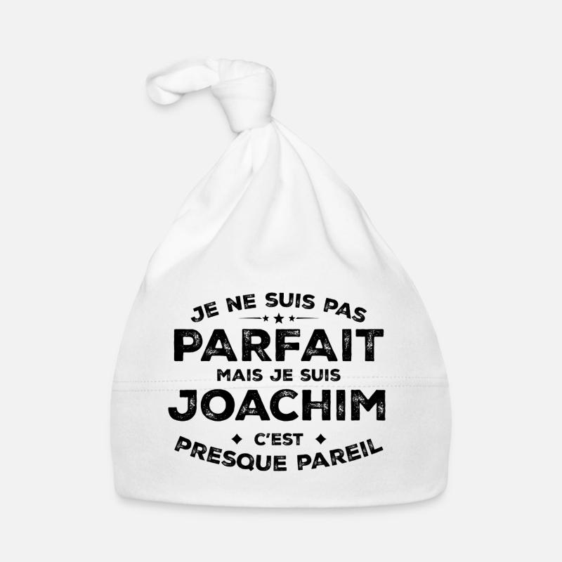 Joachim A name, an attitude Joachim Humor Organic Baby Cap