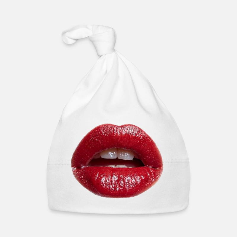 Lips Organic Baby Cap