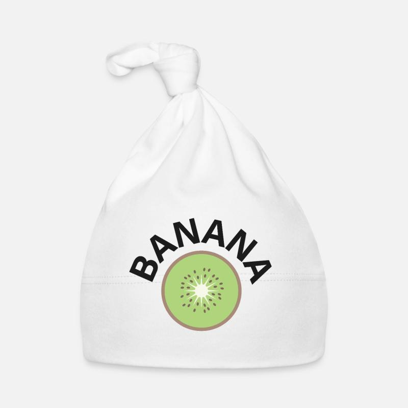 CRAZY FRUITS Collection - Bonnet bio Bébé - blanc