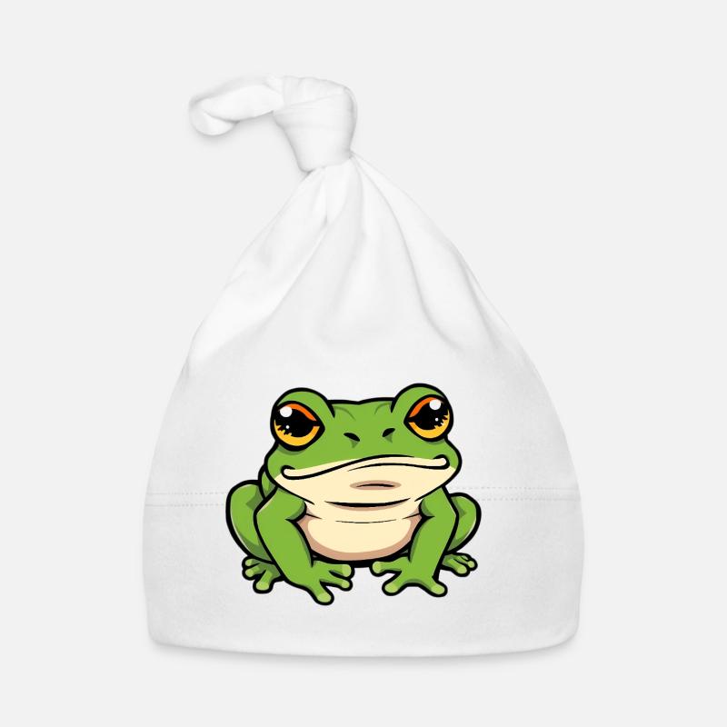 Frosch Baby Bio-Mütze