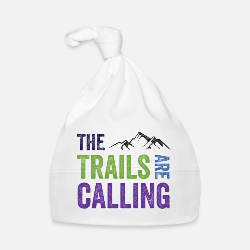The Trails Are Calling Organic Baby Cap