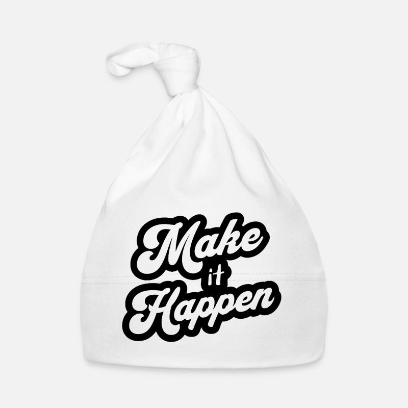 Motivation Positive Make It Happen Bonnet bio Bébé