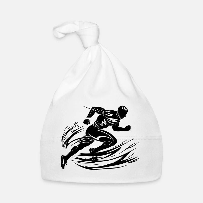 Sprinter en mouvement Bonnet bio Bébé