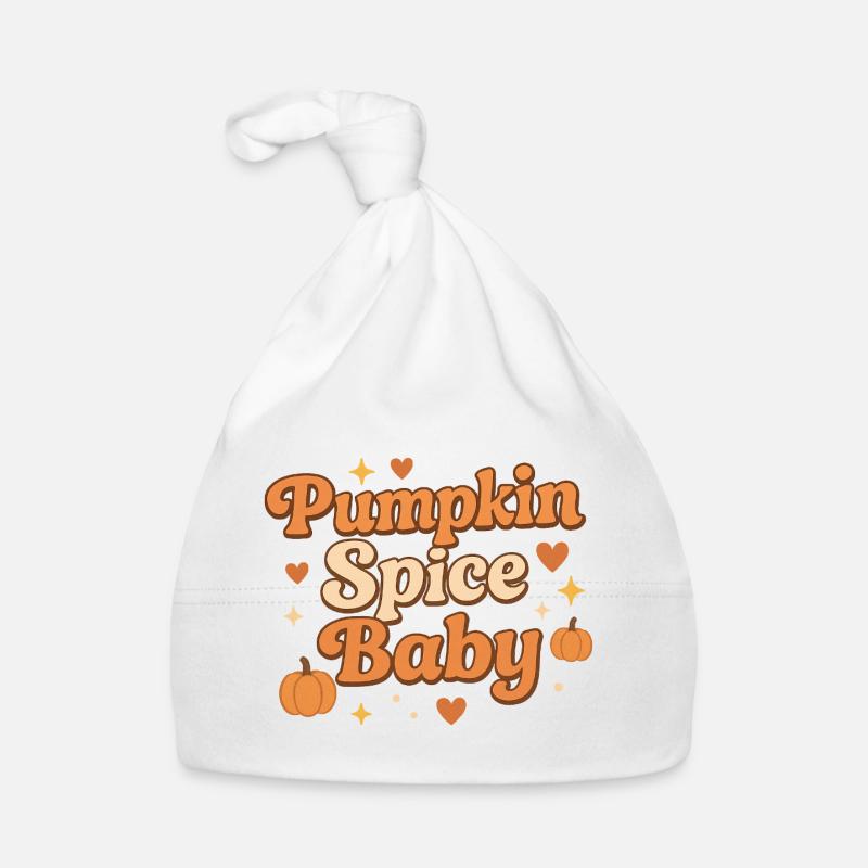 pumpkin spice baby / herbst design Baby Bio-Mütze