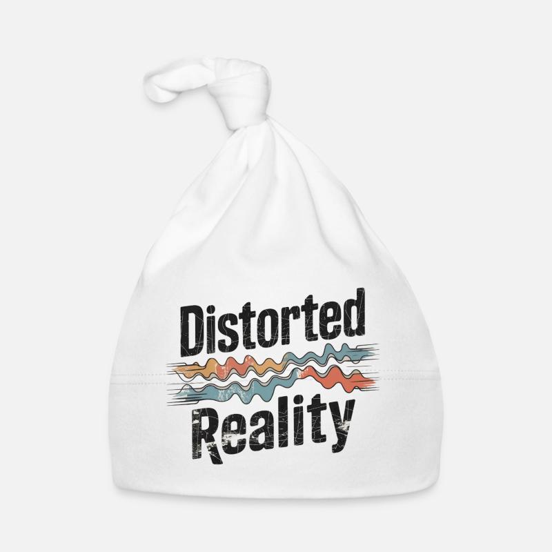 Retro Grunge – Distorted Reality Baby Bio-Mütze