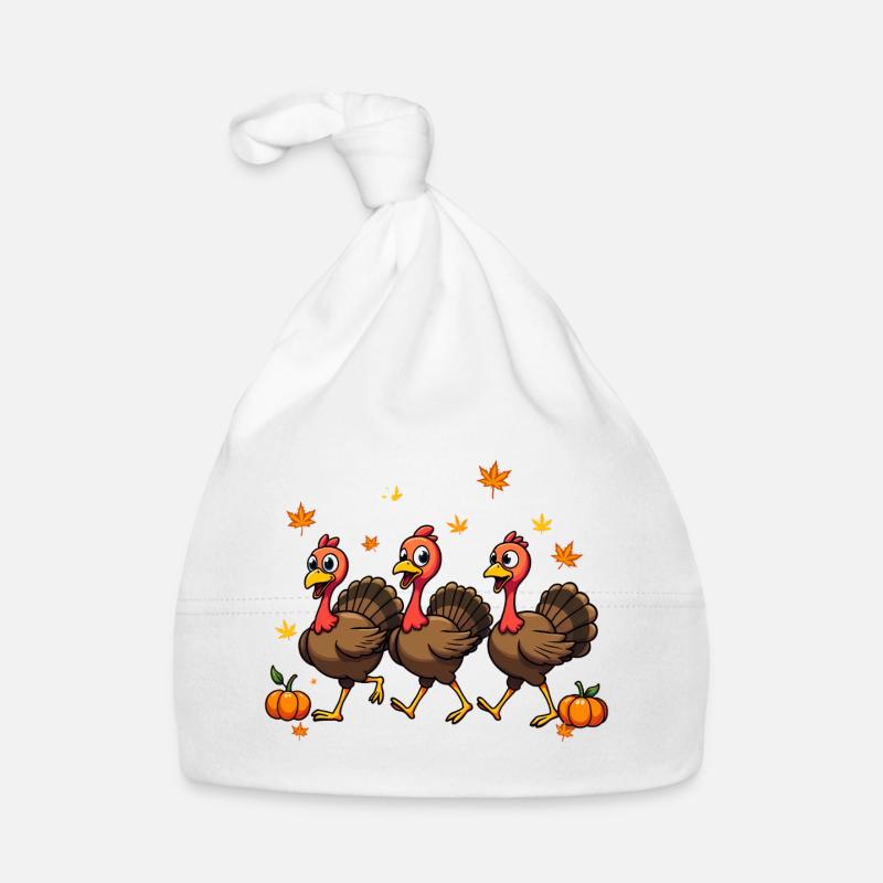 Bébé dinde de Thanksgiving Bonnet bio Bébé