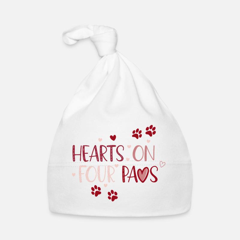 Hearts on Four Paws Organic Baby Cap