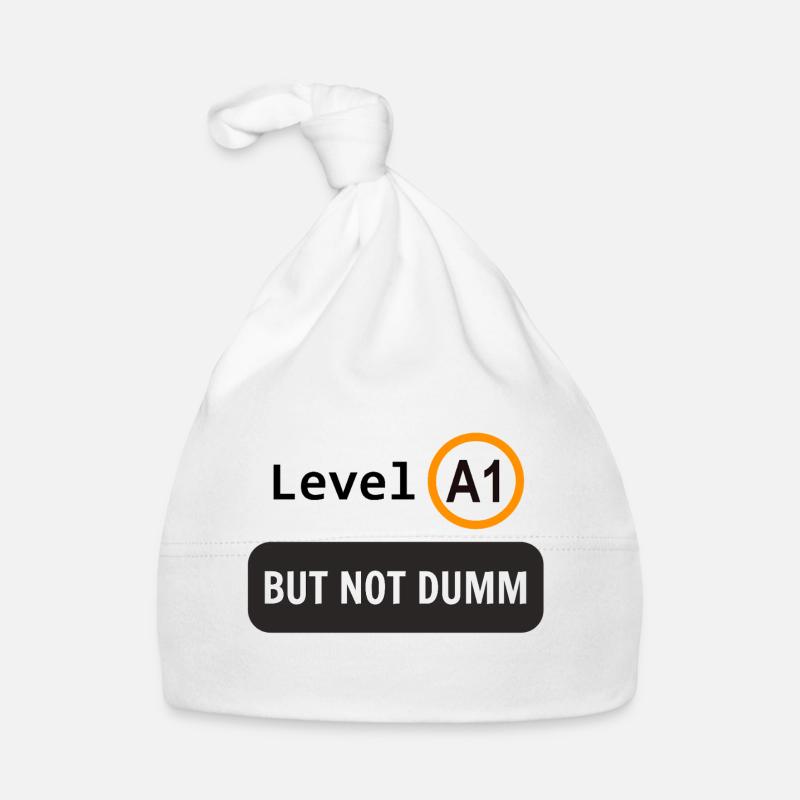  Language level A1, but not dumm Organic Baby Cap