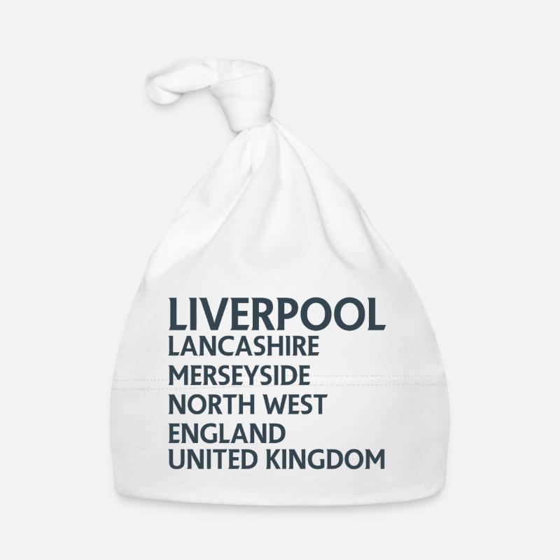 Liverpool – Angleterre Conception des paroles Bonnet bio Bébé