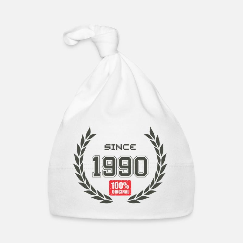 Since 1990 100% original - Bonnet bio Bébé - blanc