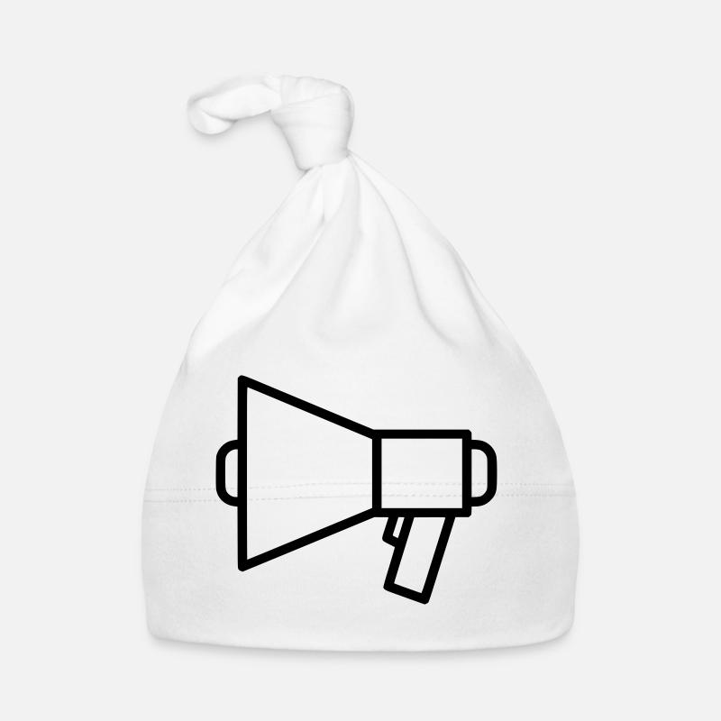 Megaphone Speaker Protest Organic Baby Cap