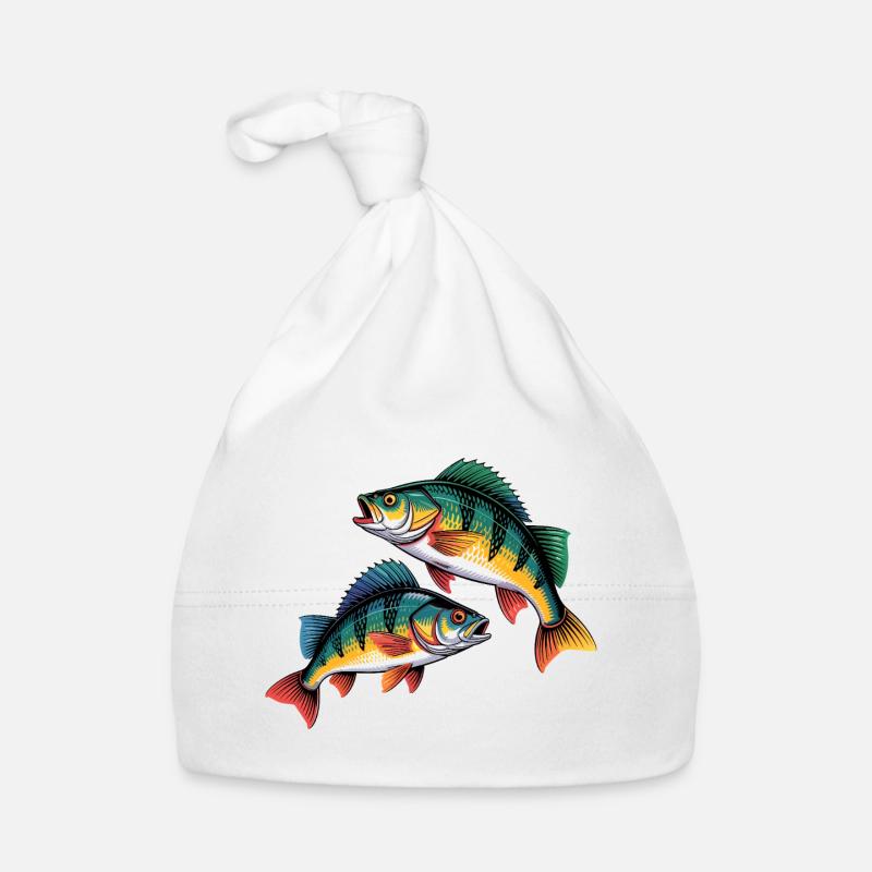 Zwei Barsche Baby Bio-Mütze
