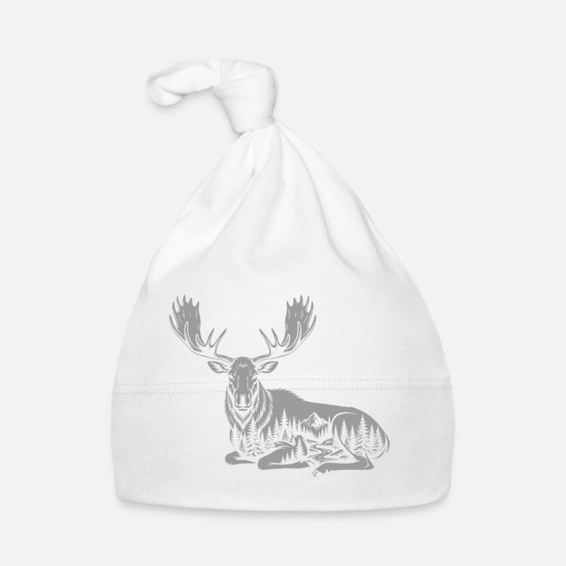 Elch Baby Bio-Mütze