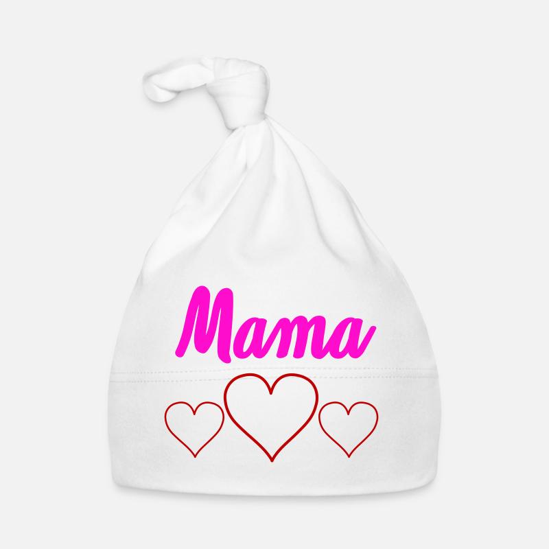 Mama Herzchen  Baby Bio-Mütze