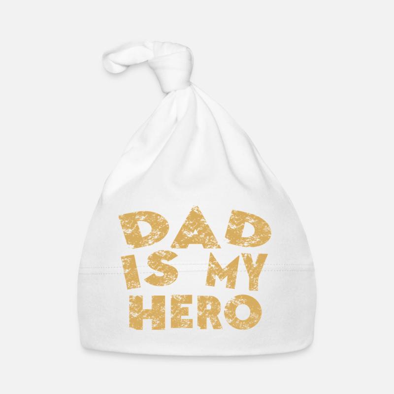 Papa ist mein Held Baby Bio-Mütze