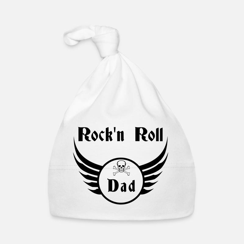 Papa Rock and Roll Ailes de Crâne Bonnet bio Bébé