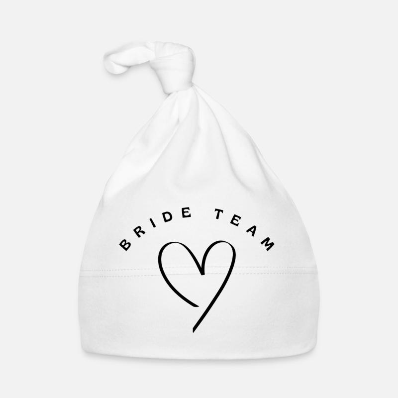 Mariée - Bonnet bio Bébé - blanc