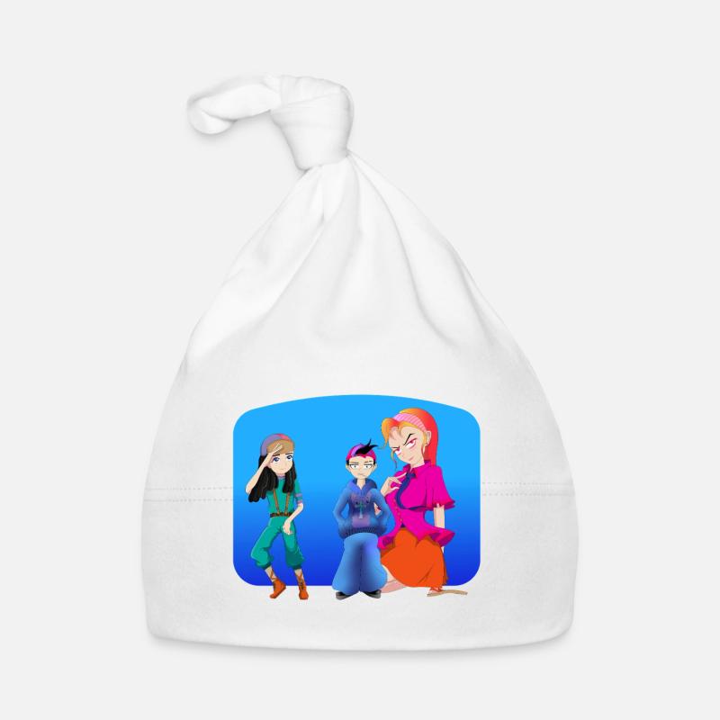 PLAN À TROIS FAMILIAL Bonnet bio Bébé