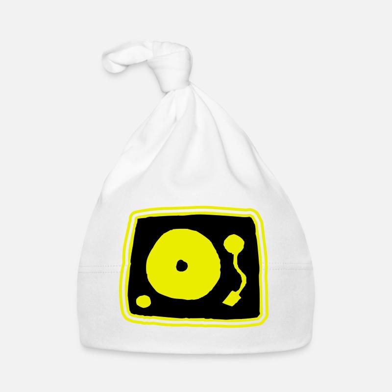 Plattenspieler Baby Bio-Mütze