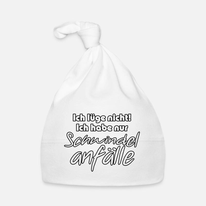 Schwindelanfälle - Lügner Spruch Geschenk Baby Bio-Mütze