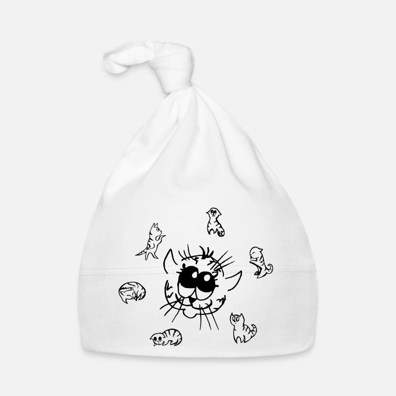 Sun chats incroyablement doux Bonnet bio Bébé