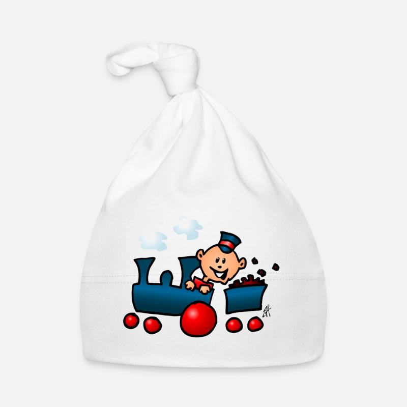 Train Organic Baby Cap