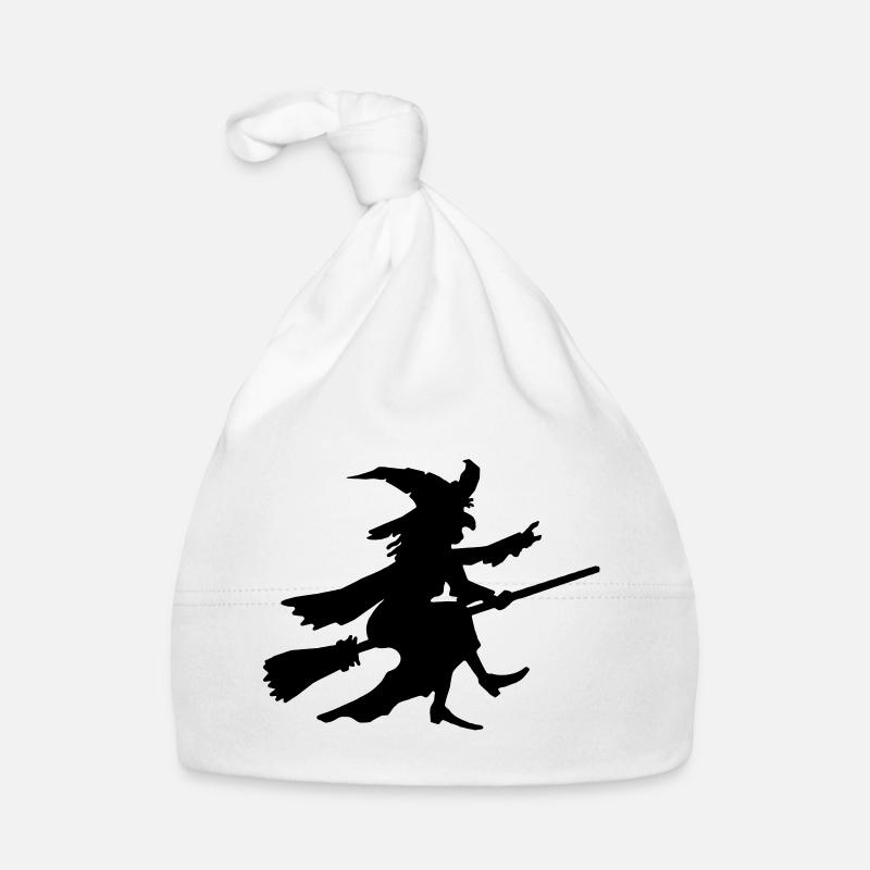 Sorcière 3 - Bonnet bio Bébé - blanc