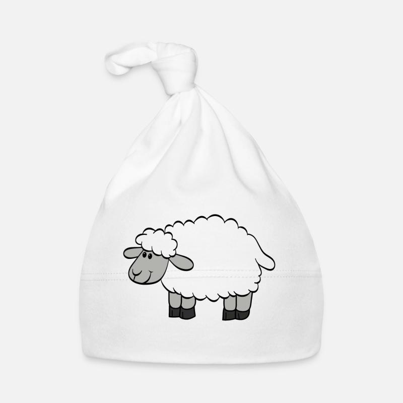 Schaf Baby Bio-Mütze