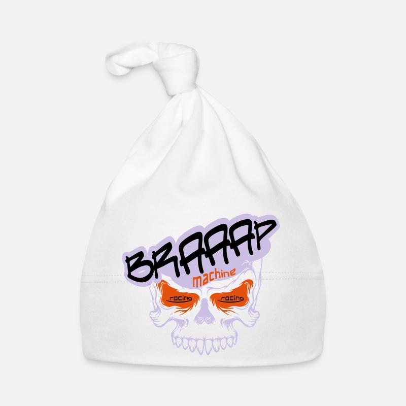 Braaap BIG Skull Baby Bio-Mütze