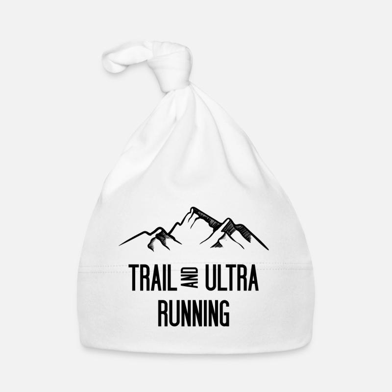 Trail Running et Ultra Running - Bonnet bio Bébé - blanc