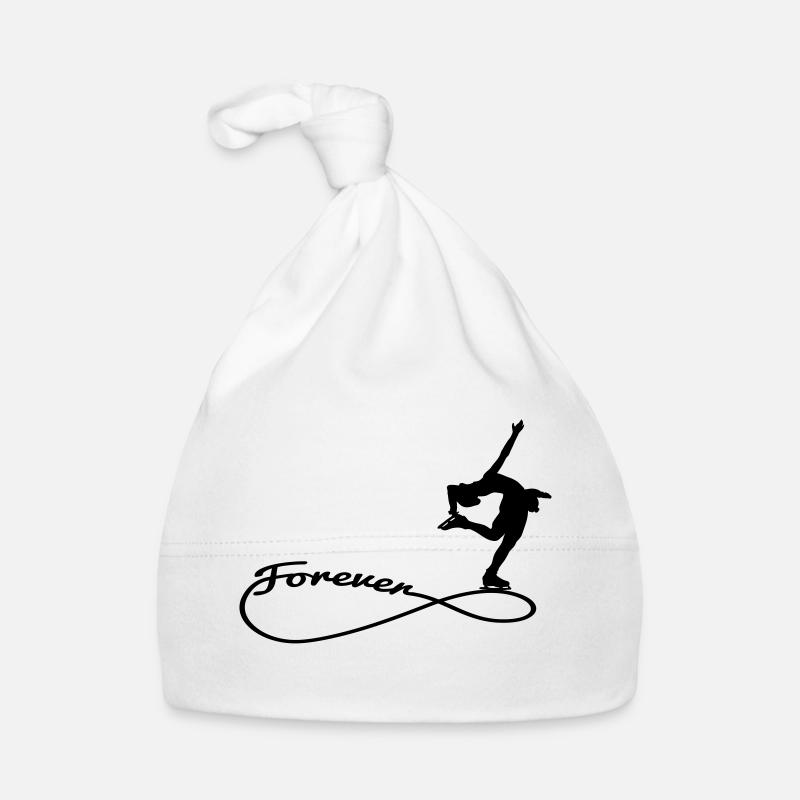forever eiskunstlauf 1 - Baby Bio-Mütze - Weiß