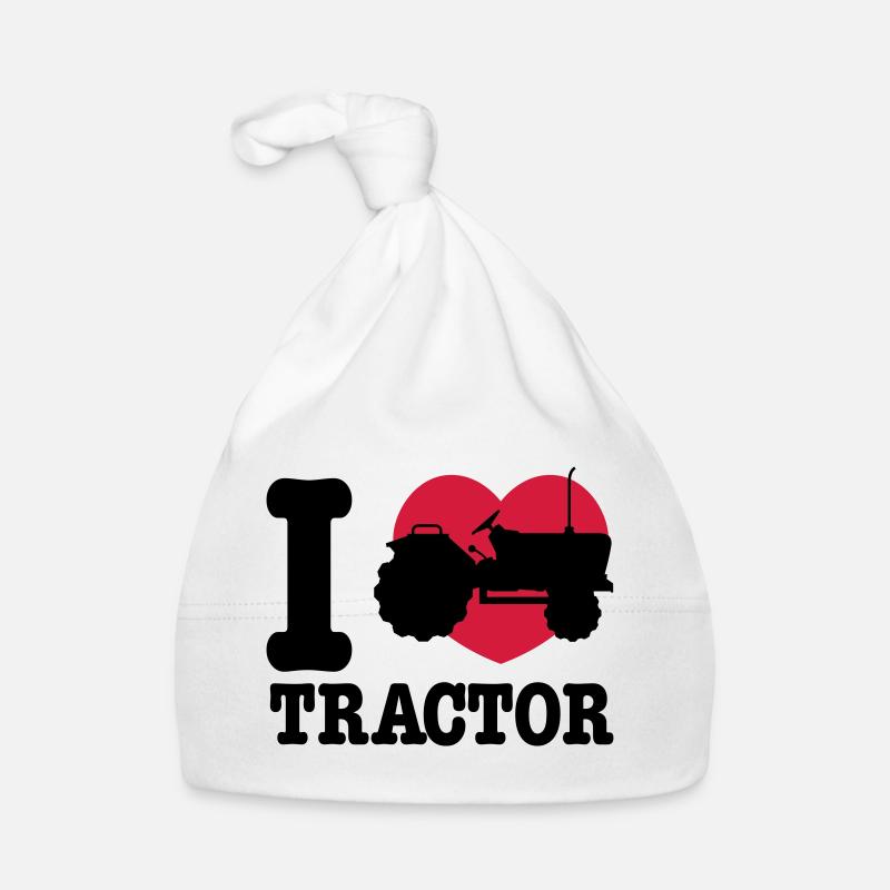 tractor Organic Baby Cap