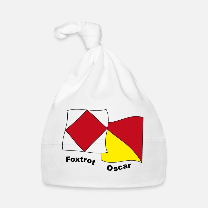 Foxtrott-Oscar Baby Bio-Mütze