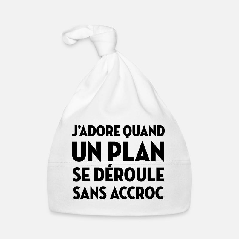 Se Déroule Sans Accroc / Agence Tous Risques - Bonnet bio Bébé - blanc