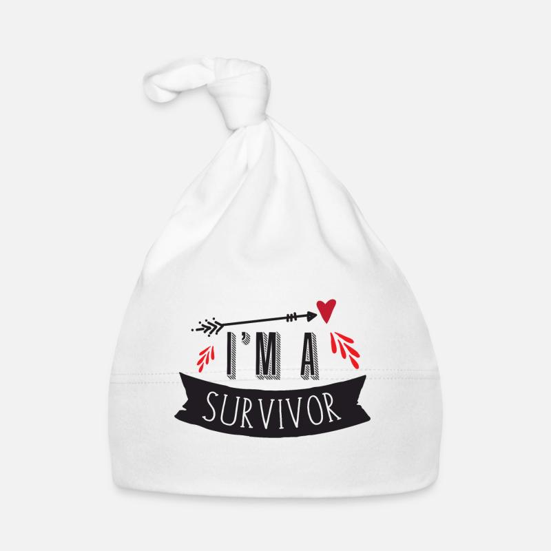 im a survivor Organic Baby Cap