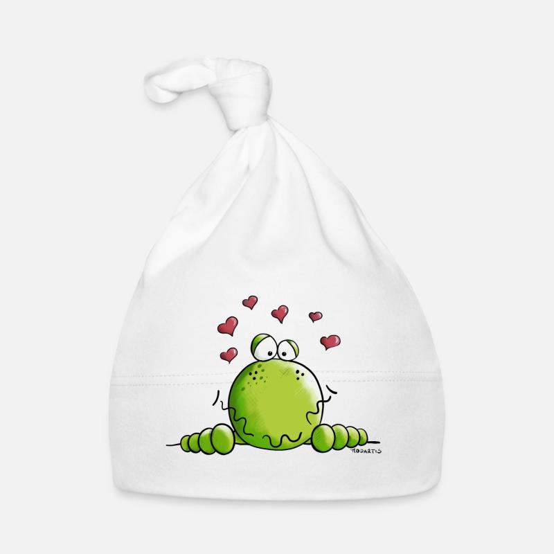 Frog in Love Organic Baby Cap