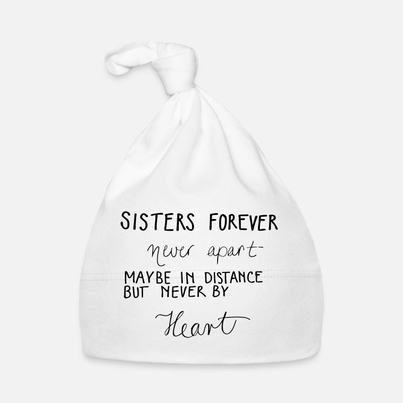 Sisters forever ! Bonnet bio Bébé