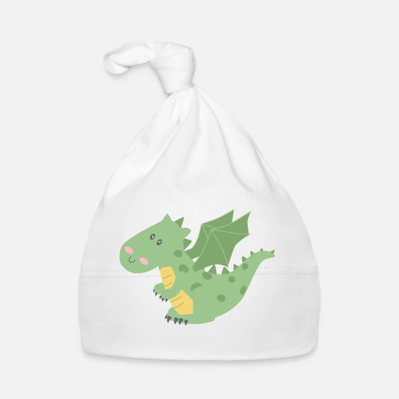 Petit dragon mignon Bonnet bio Bébé