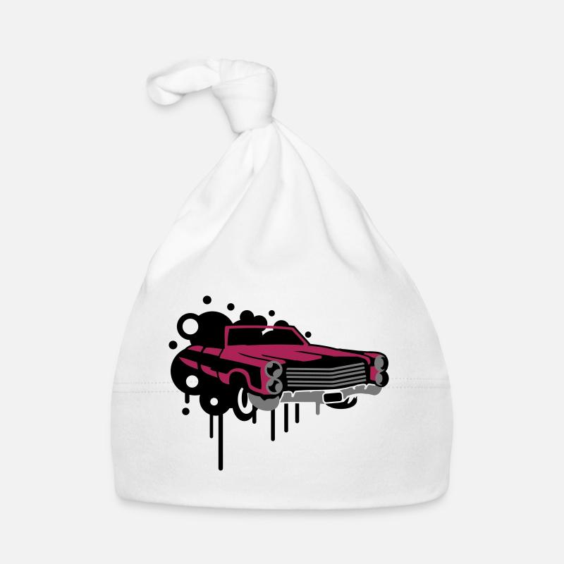 Vintage Auto Graffiti Baby Bio-Mütze