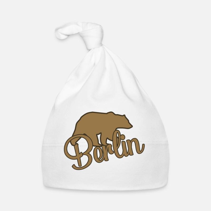 Ours Ours de Berlin Bonnet bio Bébé