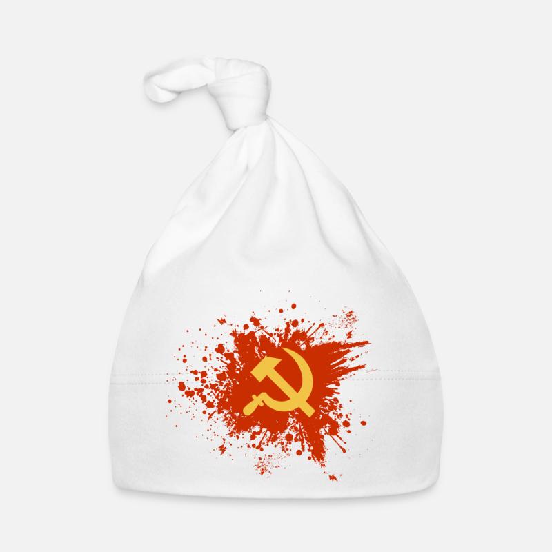 Conception du communisme rétro soviétique Bonnet bio Bébé