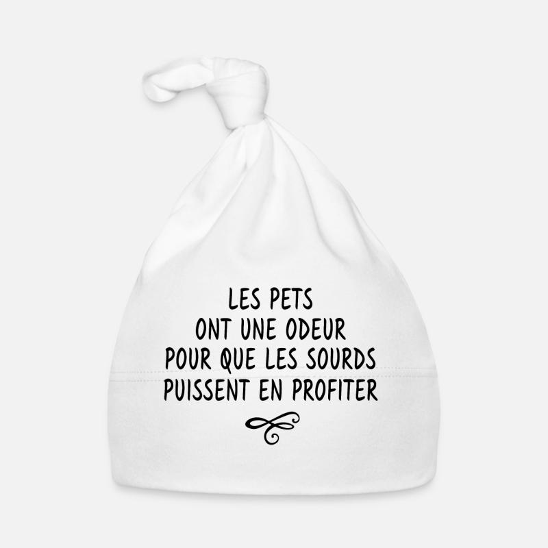 les pets ont une odeur Bonnet bio Bébé