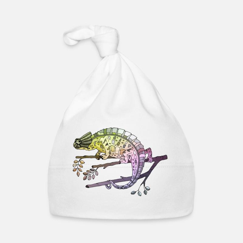 Chamäleon Baby Bio-Mütze