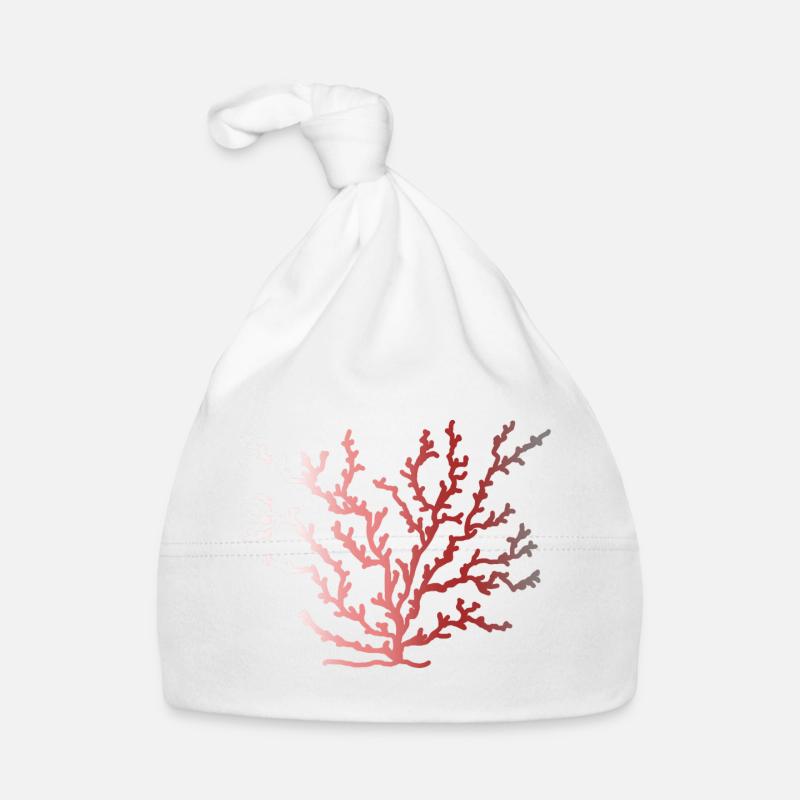 coralfantasy Coral - Bonnet bio Bébé - blanc
