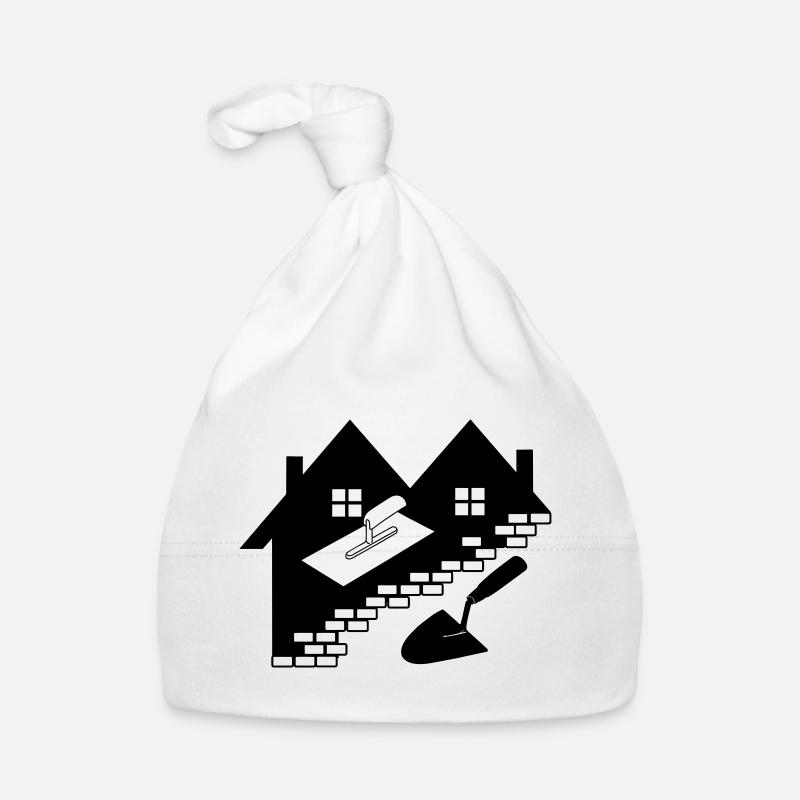 Stuc maçon Ouvrier de la construction Bonnet bio Bébé