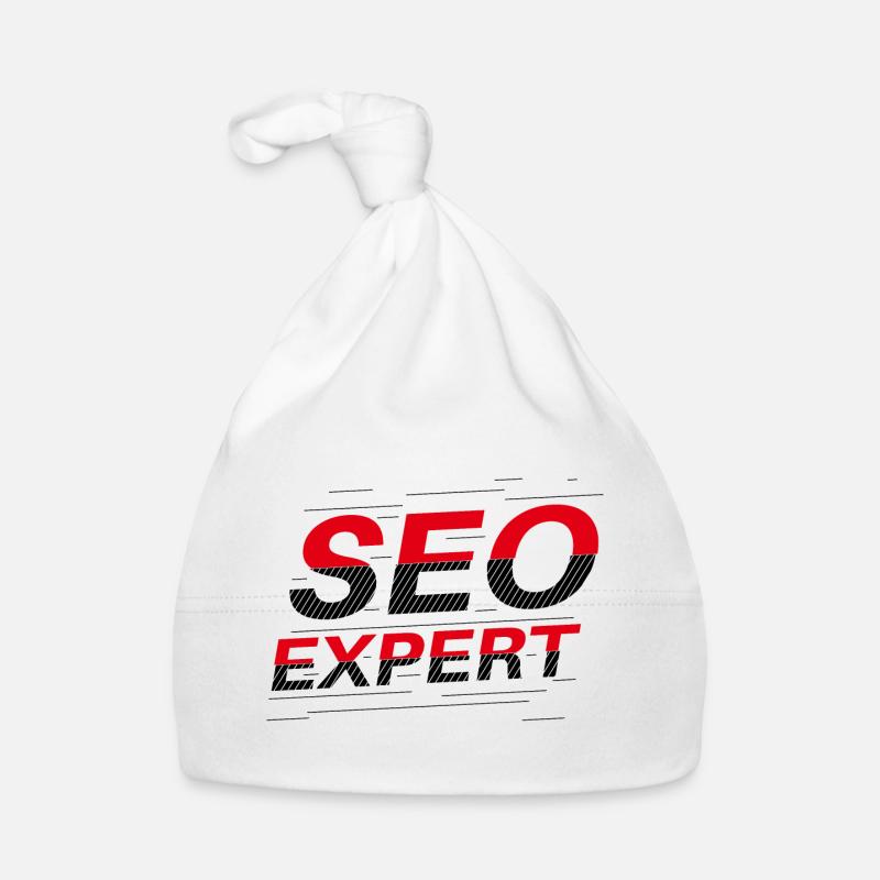 SEO Expert: Abstract Typography Organic Baby Cap