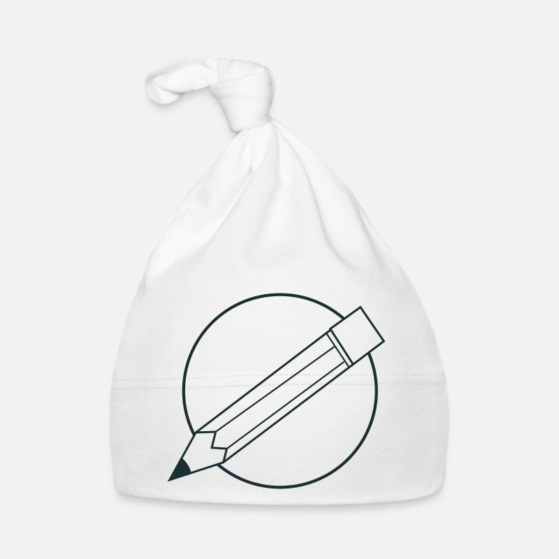 pencil circle Organic Baby Cap