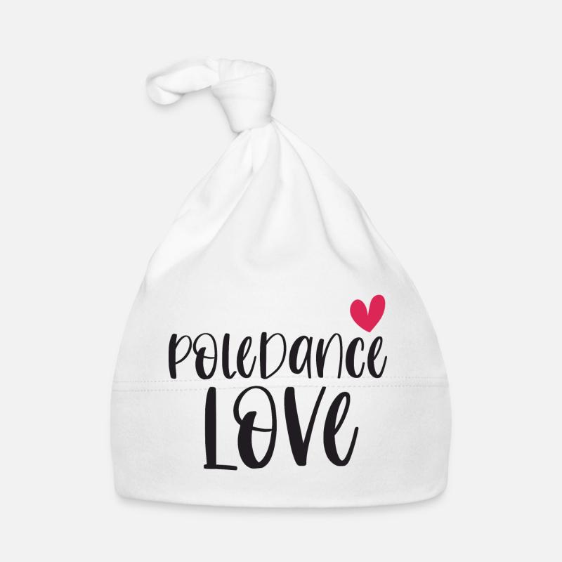 Pole Dance Tänzerin Poledancing Love Geschenk Baby Bio-Mütze