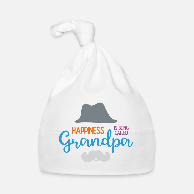 Happines wird Opa genannt Baby Bio-Mütze