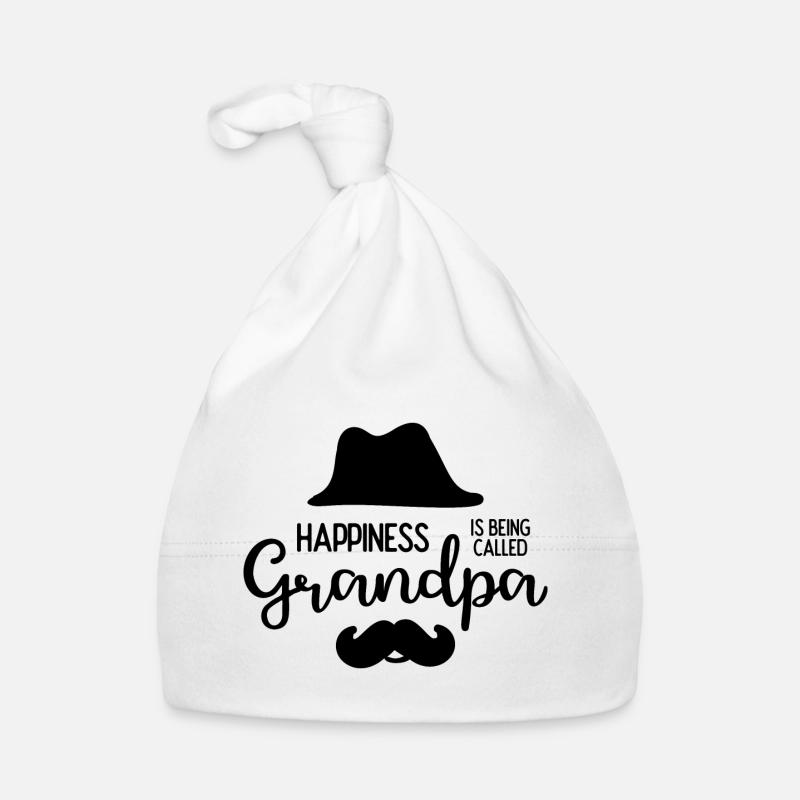 Happines wird Opa genannt Baby Bio-Mütze